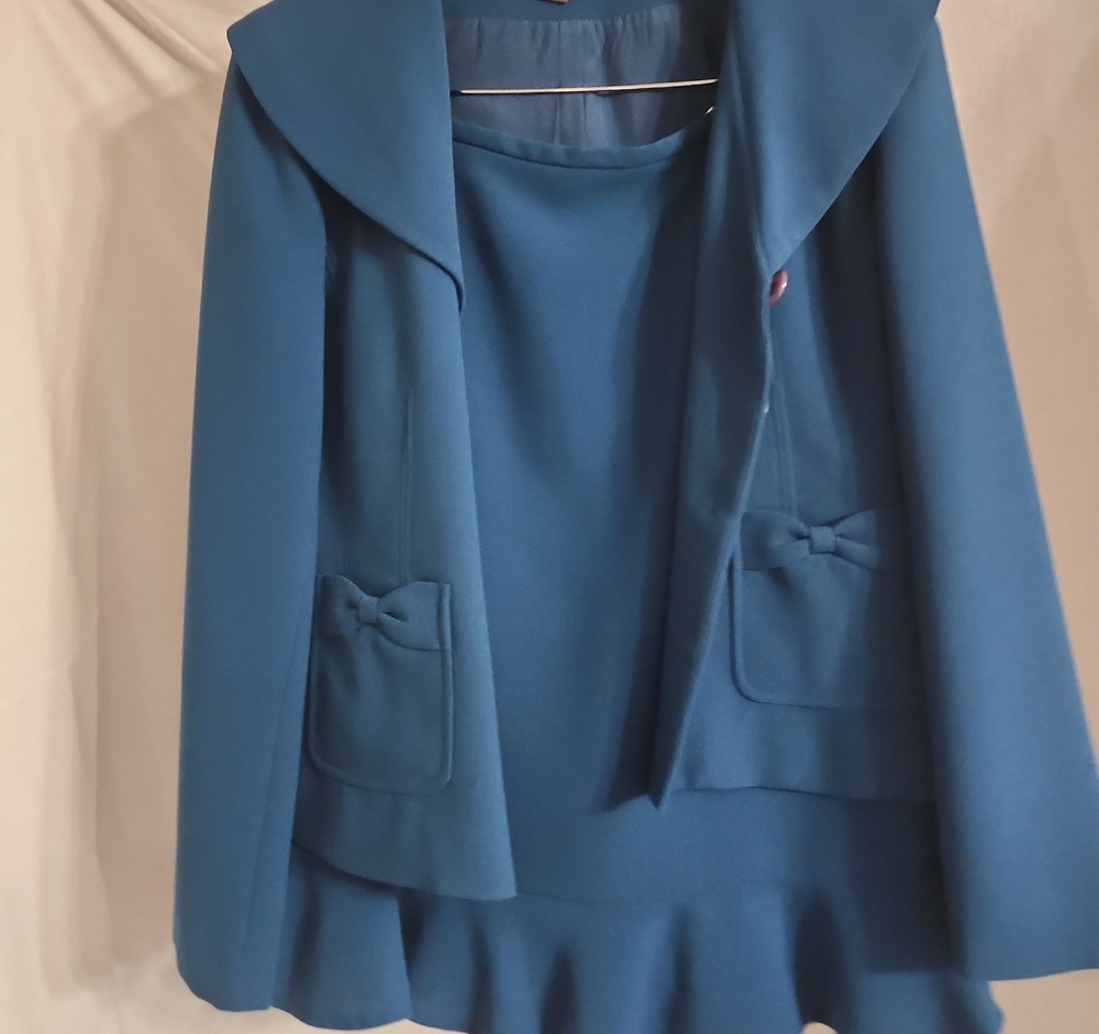 Amanda Smith Blue Skirt Set